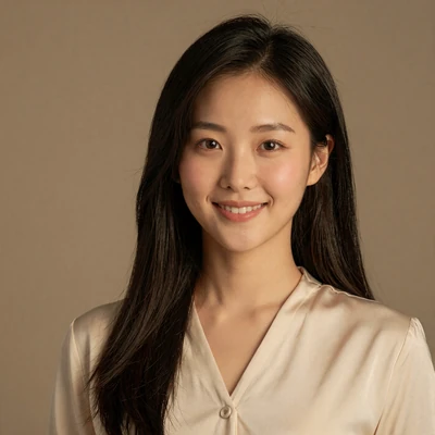 Verified well endowed men dating partner Naomi with a warm smile in soft studio light